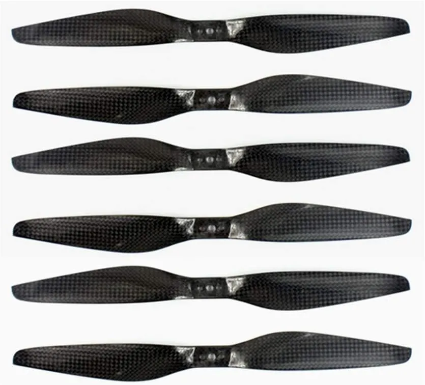 carbohydrate marine (1255, 3Pairs) TAROT Carbon Fiber 1055 1155 1255 1355 1455 Prop Propeller CW/CCW Black for Multicopter 