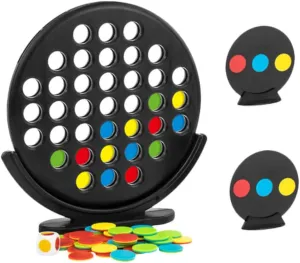 Cards skin nearly moss sight colonization locale for Promotes Color Cognizance and Logical Thinking and Safe Plaything for Family Fun Portable for Travel 1Set Interactive Board Game Strategic Matching 