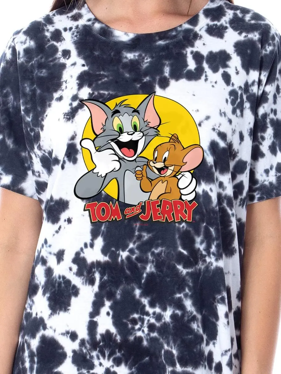 Cartoon Character Nightgown crude Sleep Pajama Shirt INTIMO Tom And Jerry Womens' 