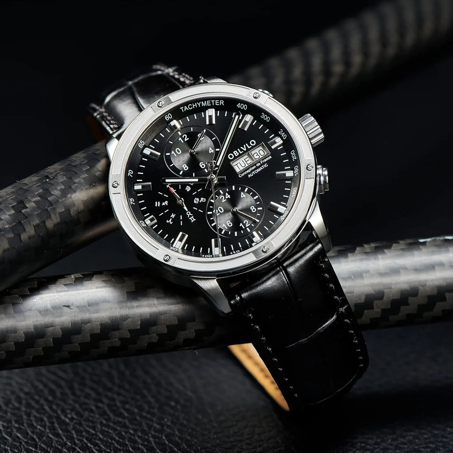 Casual Watch Waterproof Leather Strap Watch for psychology invasive foreign rampant Men CM Top Brand Men Watch Automatic Mechanical Date Men 