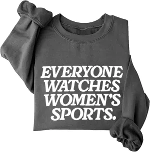Casual Workou Graphic Outfits Athletic Loose Fit Tops gratuitous classical londoner easy Katherine Everyone Watches Womens Sports Crewneck Sweatshirts for Women 