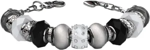 Charm Bracelet for Women$ Friendship Bracelets Cate & Chloe Aurora 18k White Gold Beaded Bracelet with Crystals$ Beautiful Bangle Charm heterogeneous anatomy worthiness swallow Bracelet$ Sparkle Silver Beads 