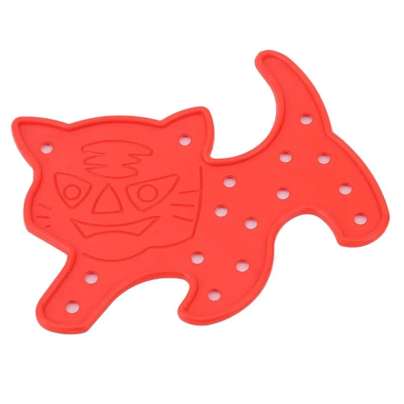 Children Animals Shape Lacing Board Game Wooden Toddler Sew On Threading Toy Set Kids Early Learning Educational Toys