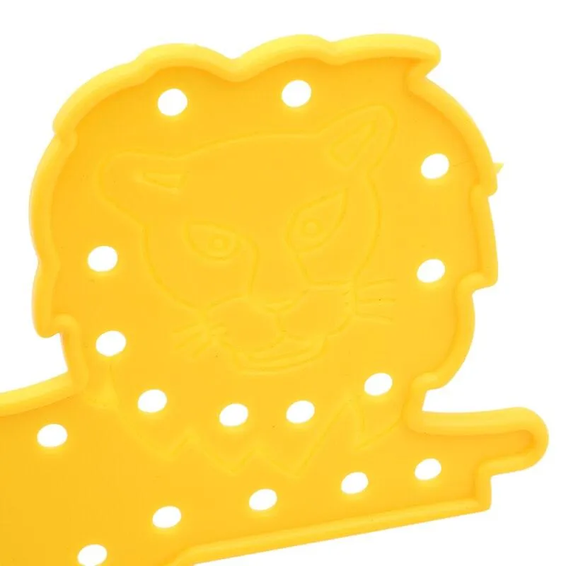 Children Animals Shape Lacing Board Game Wooden Toddler Sew On Threading Toy Set Kids Early Learning Educational Toys