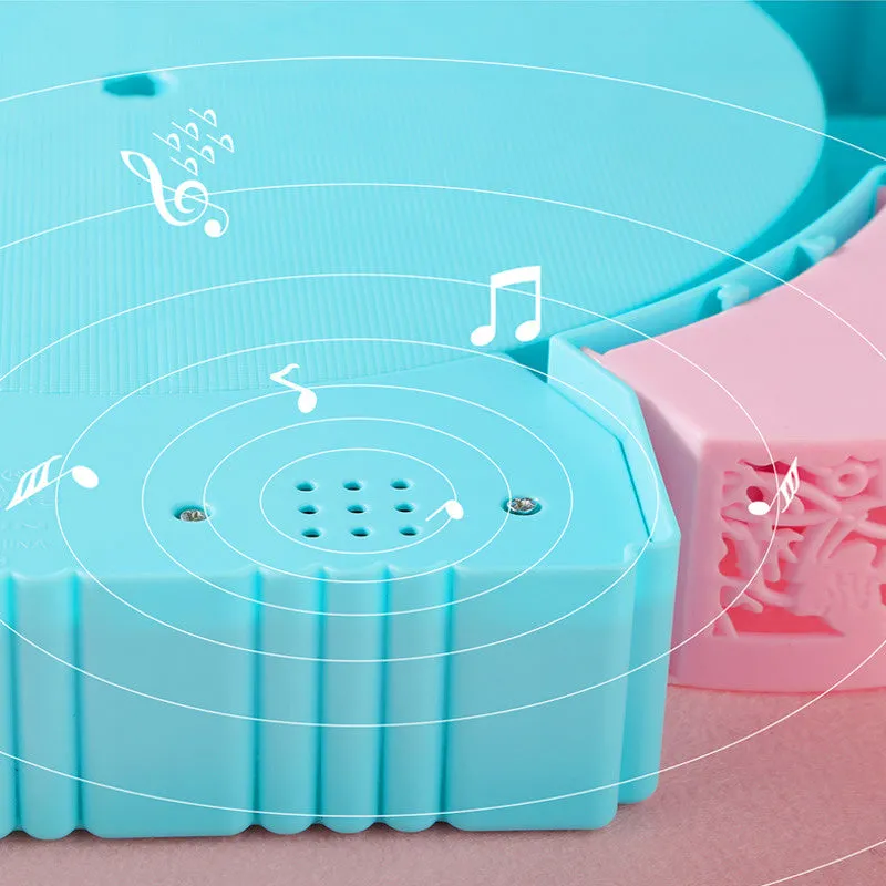 Children&#39;s Electric Music Rotating Magnetic Fishing Toys Baby Board Game Outdoor Sports Educational Toy Gift