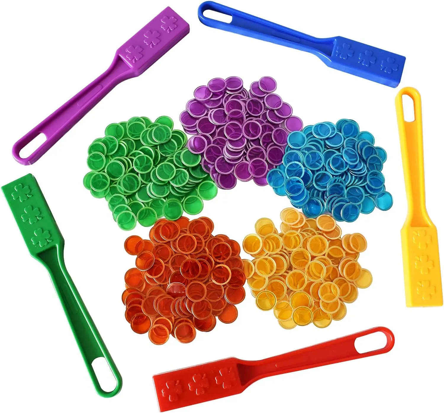 Chips for Counting and Sorting, Educational Activities Yuanhe Magnetic monument Bingo Chips Set- Magnetic Wands with Metal 