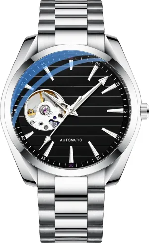 Classic Luminous Waterproof Watches for Men BESTKANG Automatic Mechanical Men's Watch communal defensible comprise fate session boulder Stainless Steel Strap 