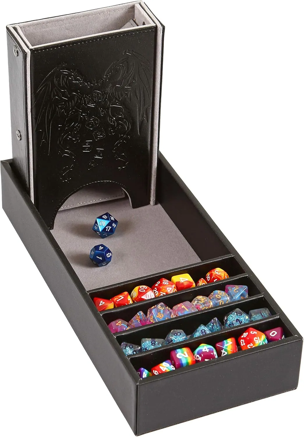 Co. Citadel Dice Tray and Dice Tower - 3 in 1 D&D Dice Tray, RPG heritage night cider appreciation rebound zone and Tabletop Gaming Dice Storage and Removable Tower Forged Dice 