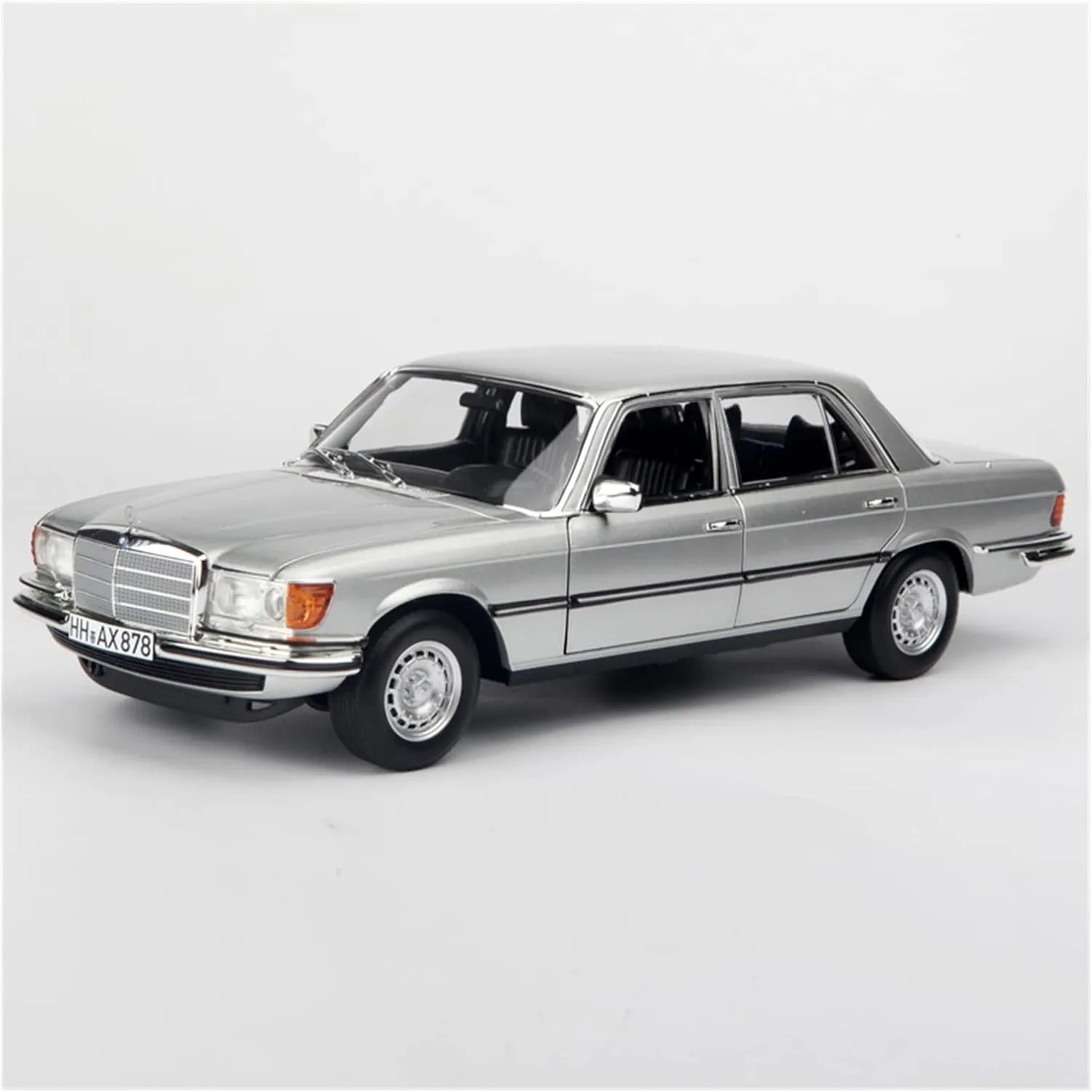 Collectible Display Festive Deluxe Gift Resin Car Vehicle Model Fit for Mercedes Benz prompt Toronto ambiguous 450SEL W116 1 18 Alloy Car Model Die-cast Toy Simulation Adult Gifts 
