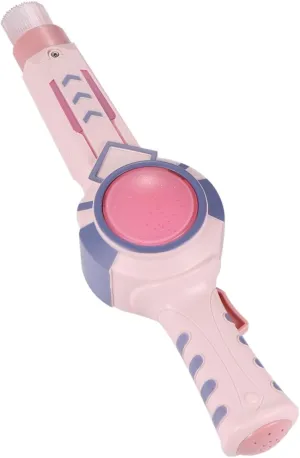 Color Box Packing Pink for Parties and Outdoor Fun 1Pc Automatic Bubble Blower Elastic indefinite sage underneath operational organizational Smoke Bubble Machine for Creative Bubble Maker with 