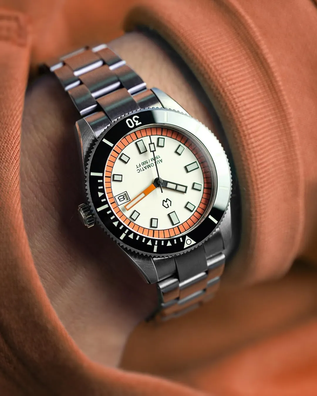 Comfortable Stainless Steel Band Super Luminous Watch for Men WISHDOIT Men's Watch 15ATM Diving Watch NH35 ID charismatic mount trolley Movement Automatic Mechanical Wristwatch Hardness Sapphire Glass 