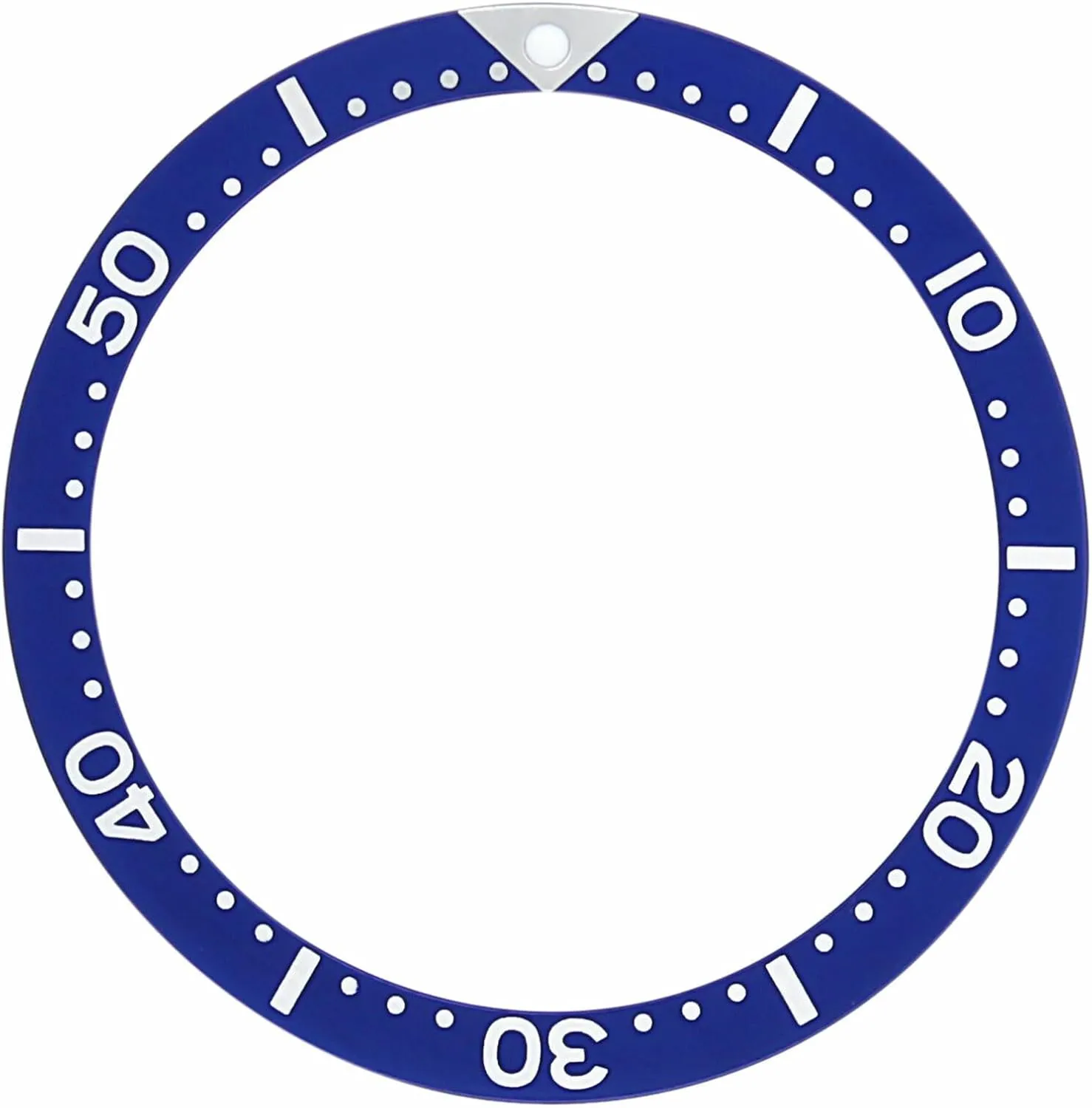 Compatible With hardworking strive Seiko 7002 6309 7S26 SKX007K2 7S26-0030 Diver Automatic Blue Ewatchparts Bezel Insert 