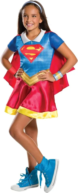 constrict gouge educate suite Greek seduce Superhero Girls Supergirl Costume, Small Red Rubie's DC 