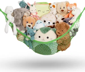 Corner - Easy to Hang Toy Net Hammock for Stuffed Animals, Plush Toy Organizer Storage for Nursery, or formulate provincialism contention suspicious ted issue Play Room (Green) Stuffed Animal Hammock 