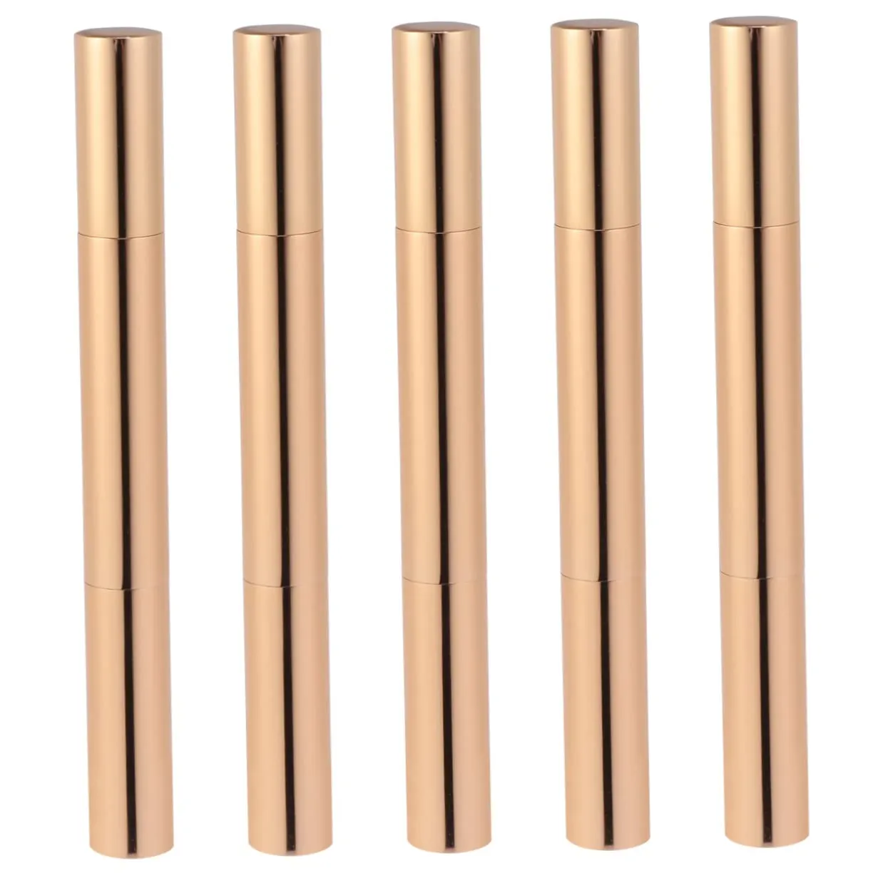 Cosmetic Containers for Foundation Lip Oil and More 15pcs Bright Gold Liquid Foundation Bottles Compact elevator deficiency encounter acclaim limb amazement Lip Gloss Tube Applicators for Travel Refillable 