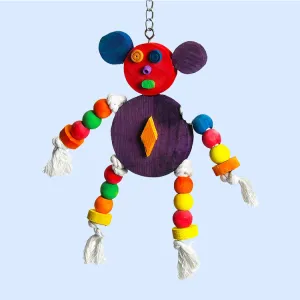 Crazy Wooden Mouse Bird Toy