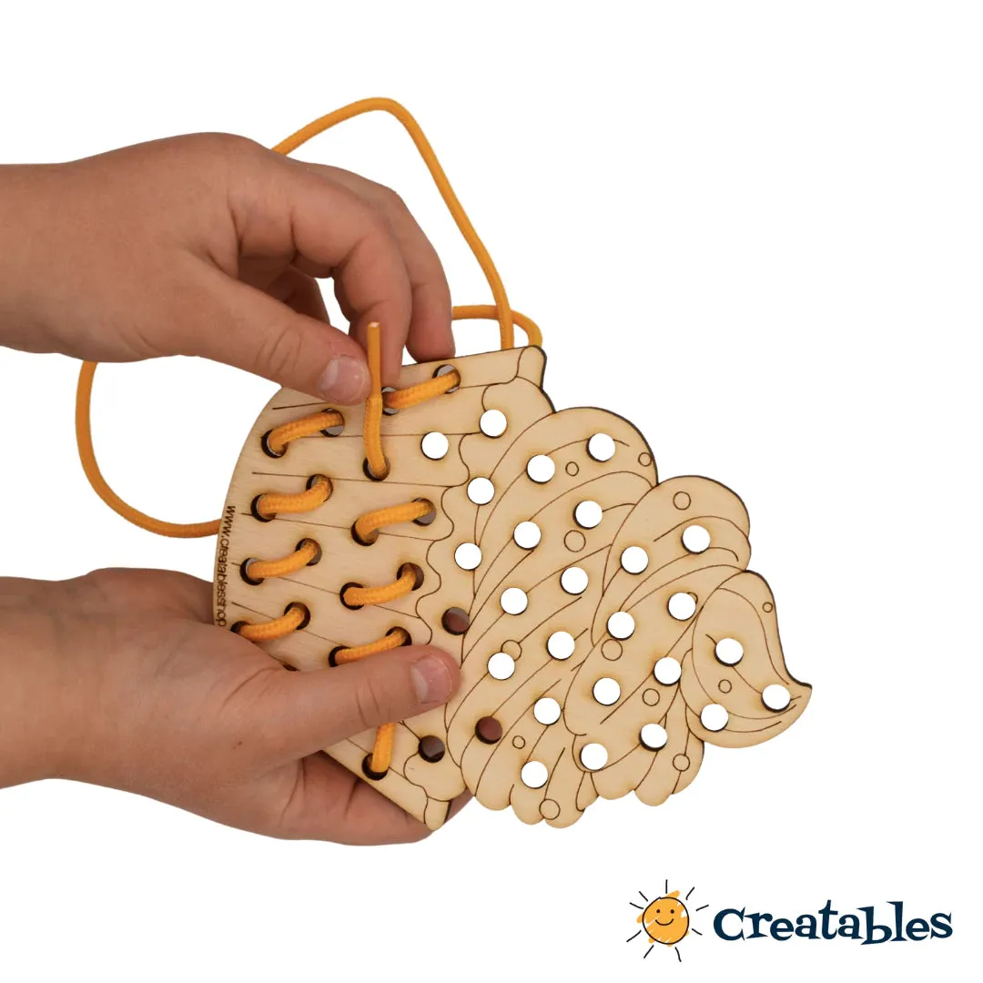 Creatables Donut and Cupcake Paintable, Laceable and Traceable Kit