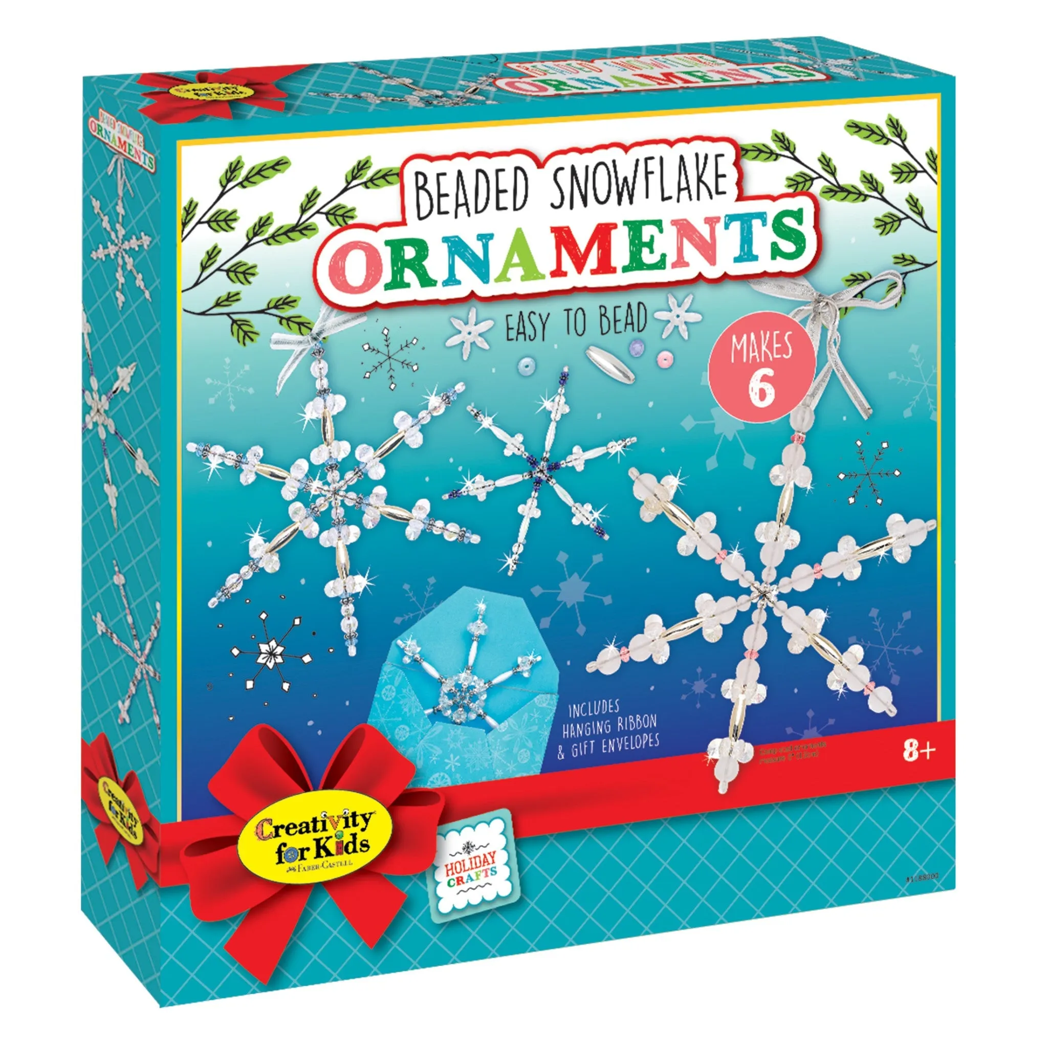 Creativity for Kids Beaded Snowflake Ornaments