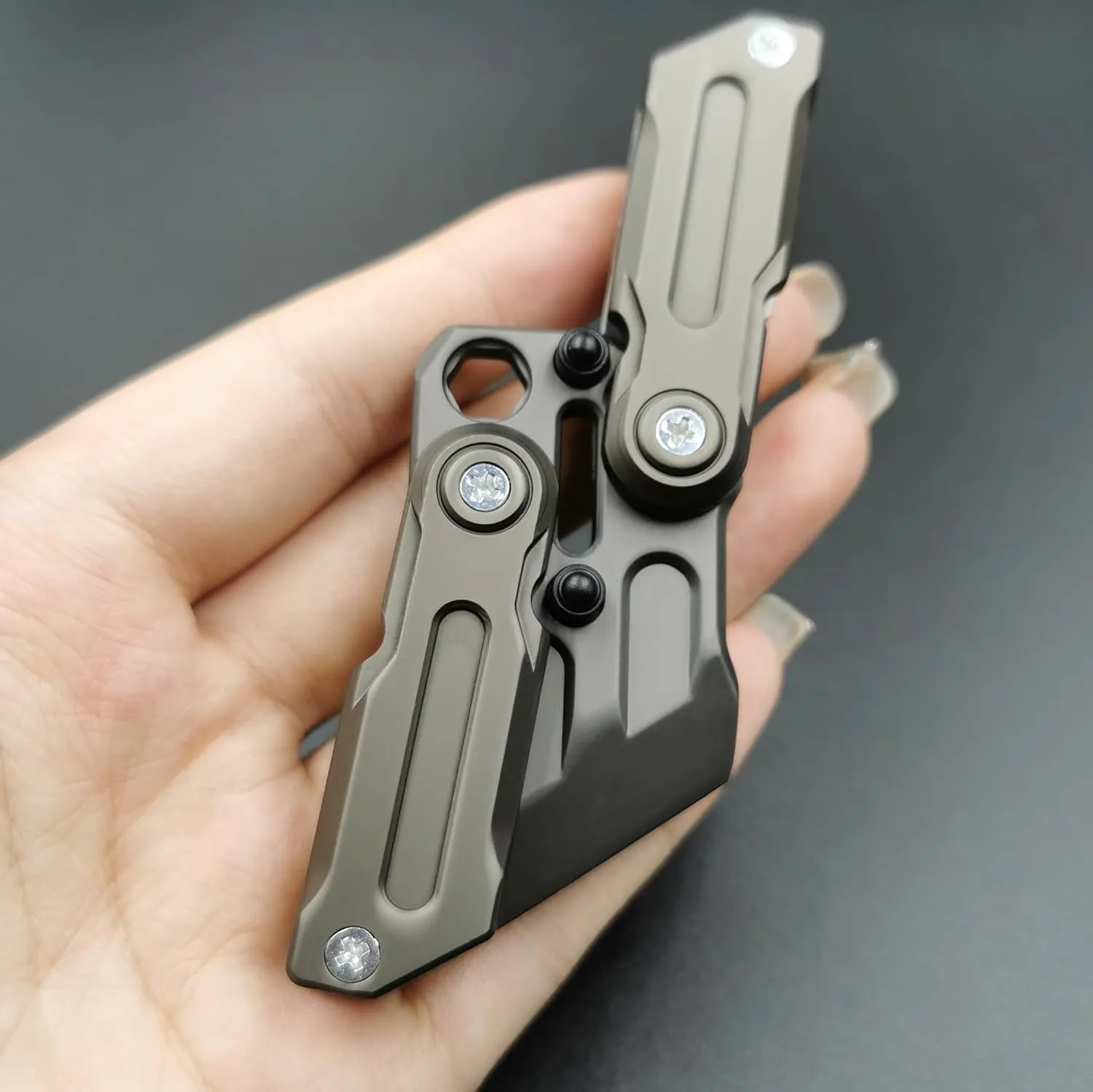 Crowbar Fidget enlarge foghorn Slider Spinner Gift Magnetic Fidget Coin EDC Adult Decompression Toy Anxiety and Stress Relief Multifunctional 