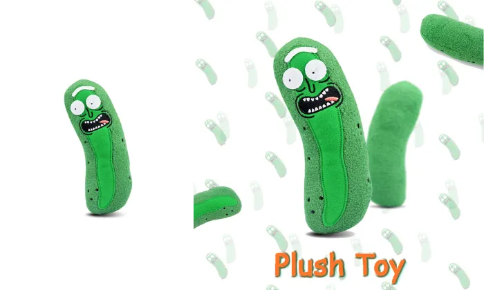 Cute Cartoon Cucumber Pickle Rick Plush Doll