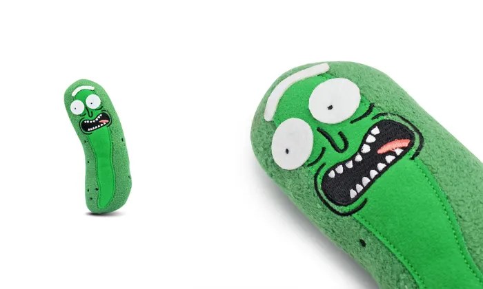 Cute Cartoon Cucumber Pickle Rick Plush Doll