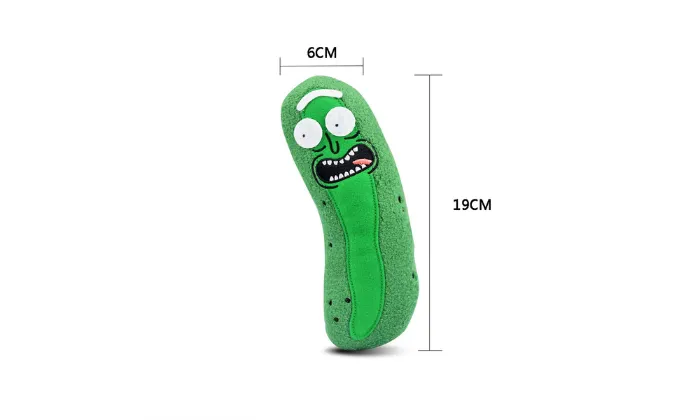 Cute Cartoon Cucumber Pickle Rick Plush Doll