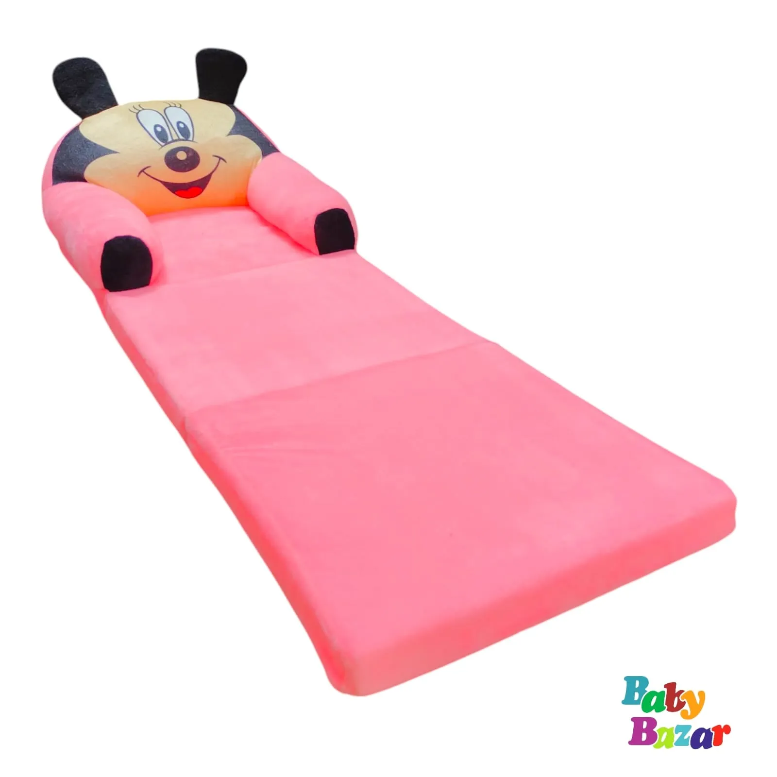 Cute Minnie Mouse-Inspired Kids Sofa – Soft & Foldable