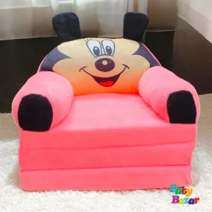 Cute Minnie Mouse-Inspired Kids Sofa – Soft & Foldable