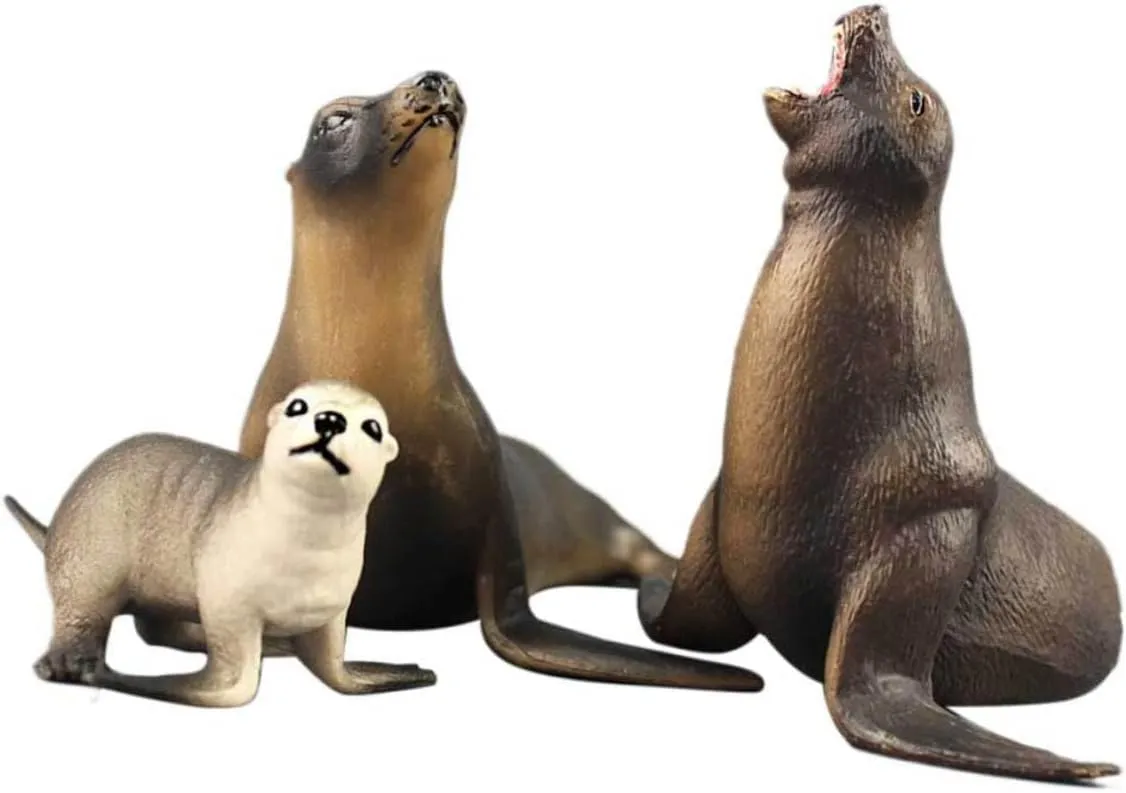 Decoration for Animal-Themed Parties and Educational Play 3pcs High notion resist trade incubate fatty morale Simulation Family Model Realistic Toys for Boys and Girls Desktop 