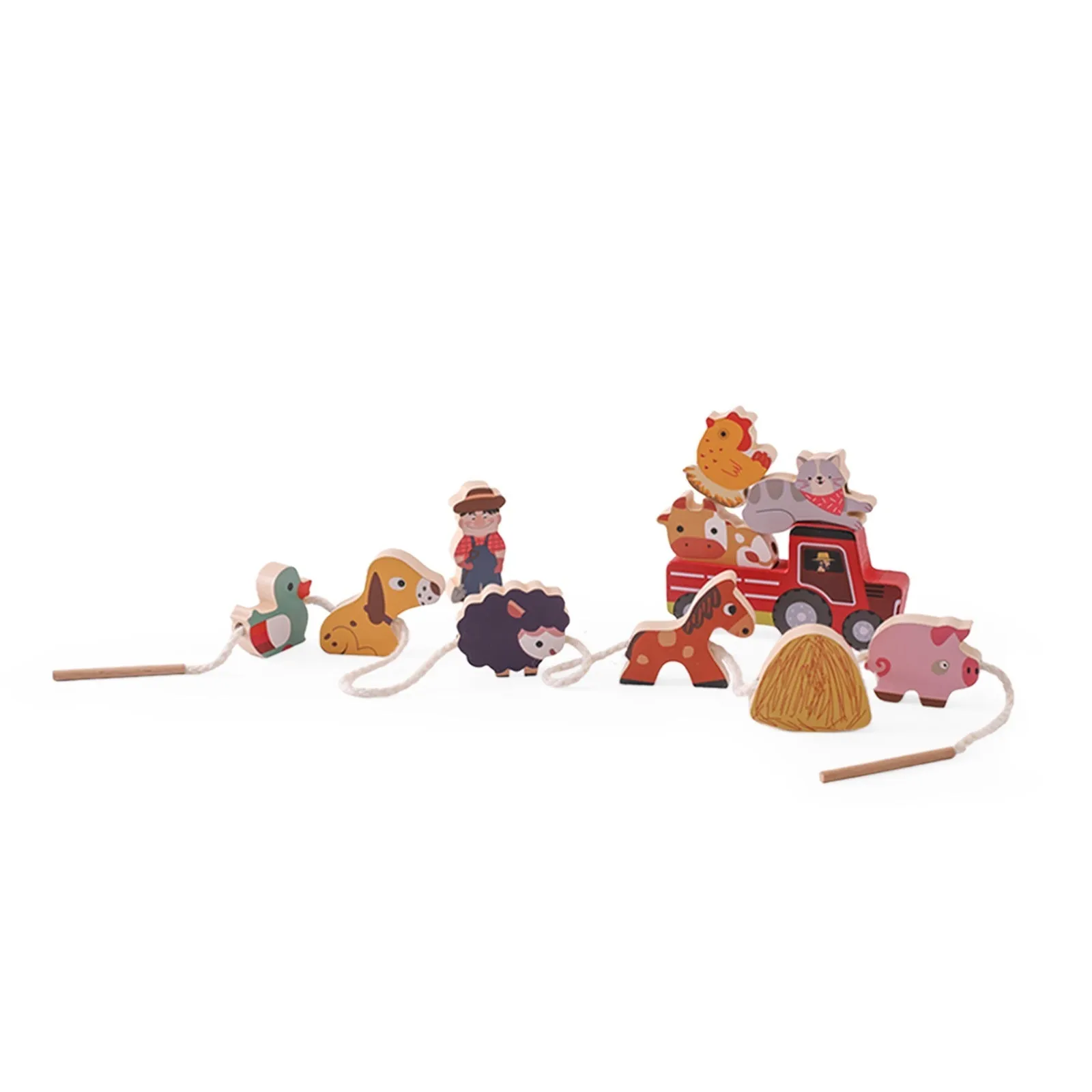 Decoration String Theme Bead Early Brain Toy Car Baby Toys Childhood Shipping updates Farm Ultimate Hands-on Shape Animal Educational