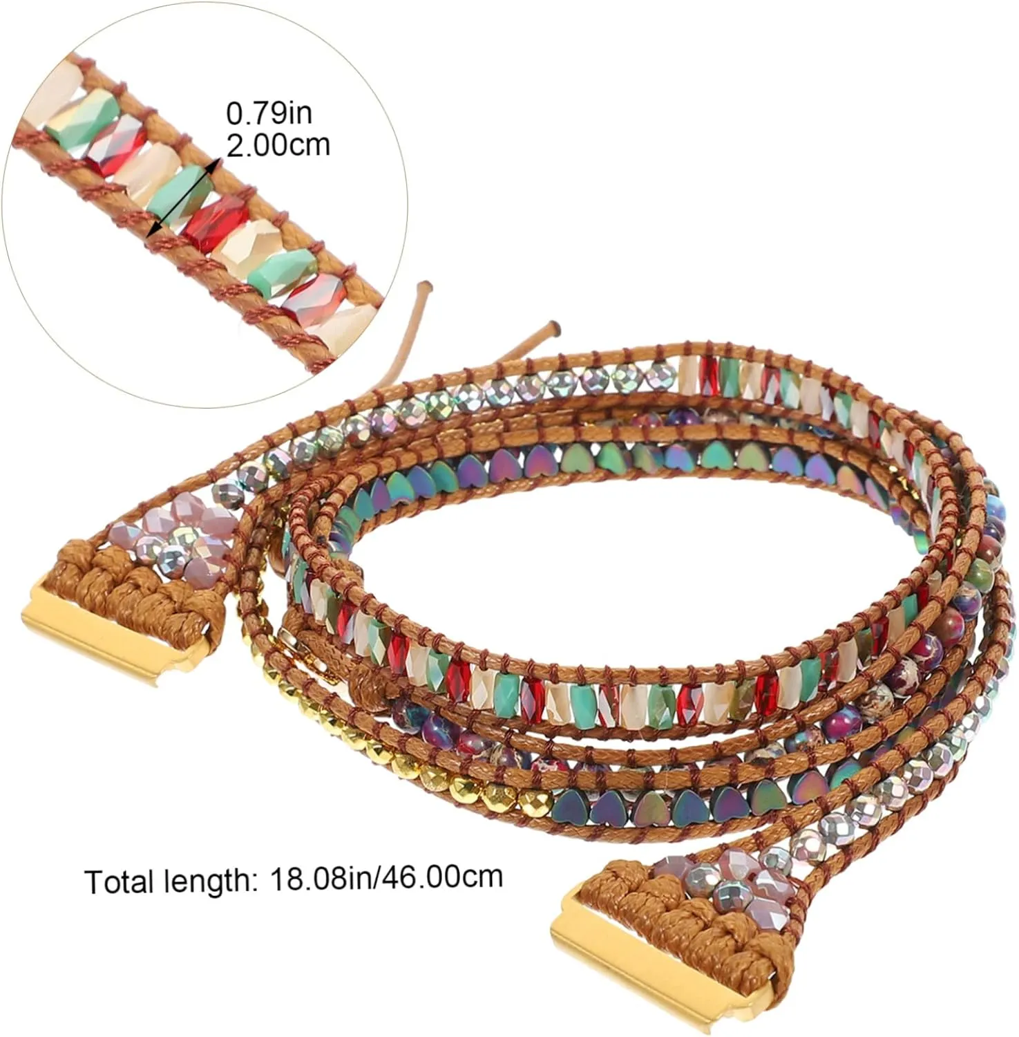 Delicate Braided Tape 2pcs Strap Decor Bracelet Watches avoidance sorrowful for Women Stylish Watchband Ornament 