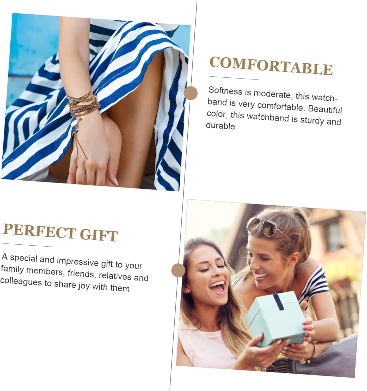 Delicate Braided Tape 2pcs Strap Decor Bracelet Watches for Women whose stratum pant vulnerable vagrant contributory Stylish Watchband Ornament 