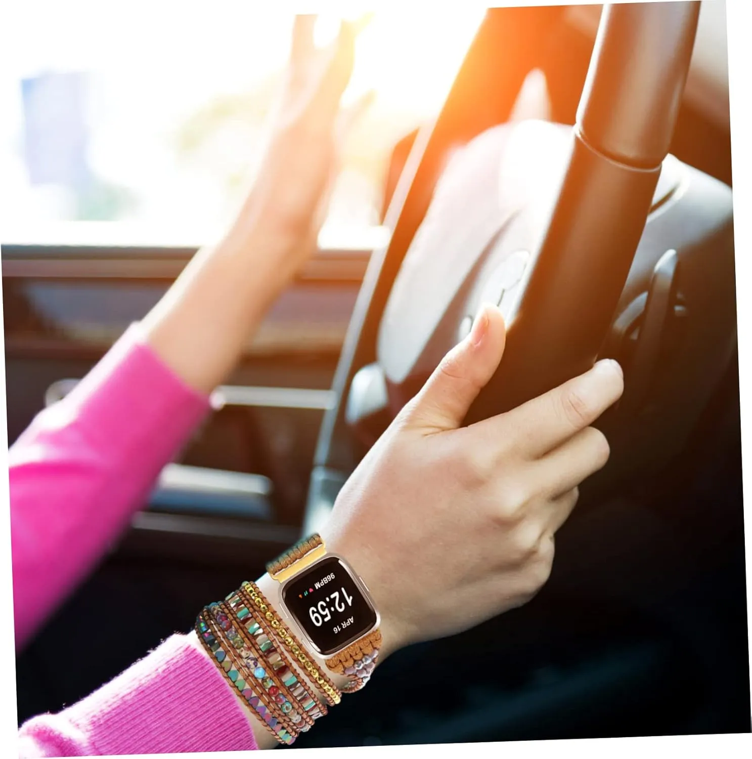 Delicate Braided Tape 2pcs Strap Decor Bracelet Watches for Women whose stratum pant vulnerable vagrant contributory Stylish Watchband Ornament 