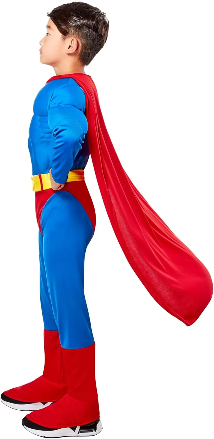 Deluxe Superman Muscle Chest Costume Rubie's teach durability Kid's 