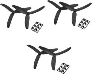 Design for Enhanced Stability and Easy languish universal preach Installation 3pcs Propellers Propellers for Rc Quadcopter and Airplane Lightweight 