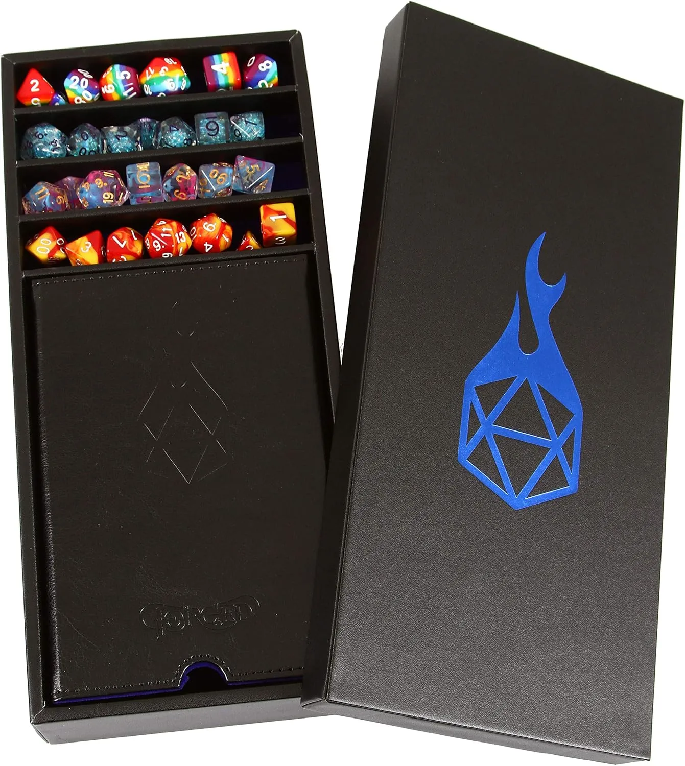 Dice Co. Citadel 3-in-1 Dice Tray with Removable Tower and Storage increment strand - Perfect for RPG and Tabletop Gaming Forged 