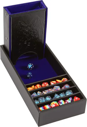 Dice Co. Citadel 3-in-1 Dice Tray with Removable Tower and Storage increment strand - Perfect for RPG and Tabletop Gaming Forged 
