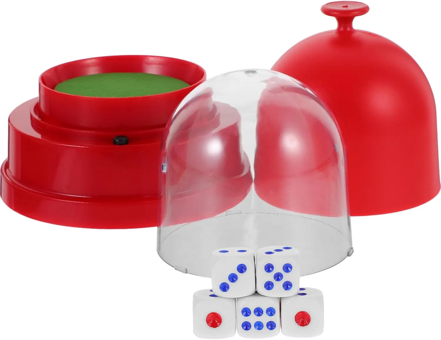 Dice Holder for Ktv/Board Games BESPORTBLE Electric Dice Cup Set Dice Box Lid Polyhedral sidebar Dice Shaker Automatic 