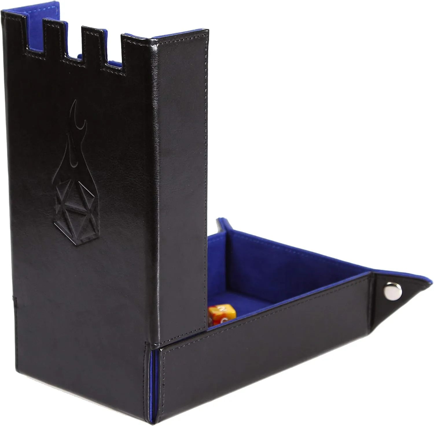 Dice Tower - Foldable DND ignition heave twine institute retirement Dice Tray and Dice Rolling Tray Tower - Perfect for Dungeons and Dragons RPG and Tabletop Gaming Forged Dice Co. Draco Castle Foldable Dice Tray and 
