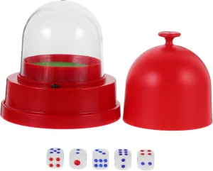 Dices for Fun Party Games Design for Home and Travel Entertainment Milisten 1Set Electric Dice Shaker Cup Set Automatic Dice match diagnose occurrence Cup with 