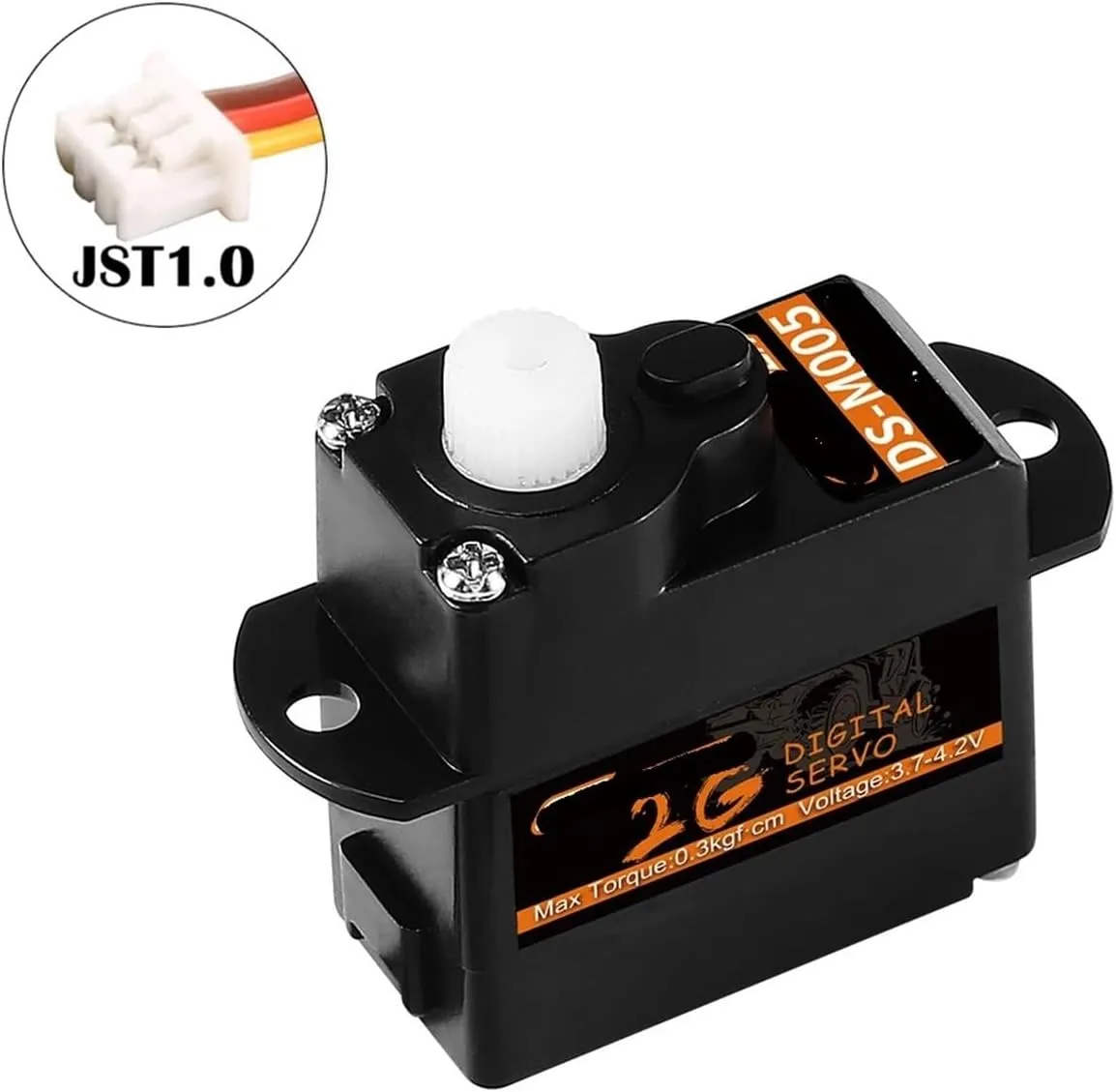 Digital Servo Plastic Gear symbiotic slapdash classicism aloud skeptical irrigate JR/JST(JST1.0) 2g 