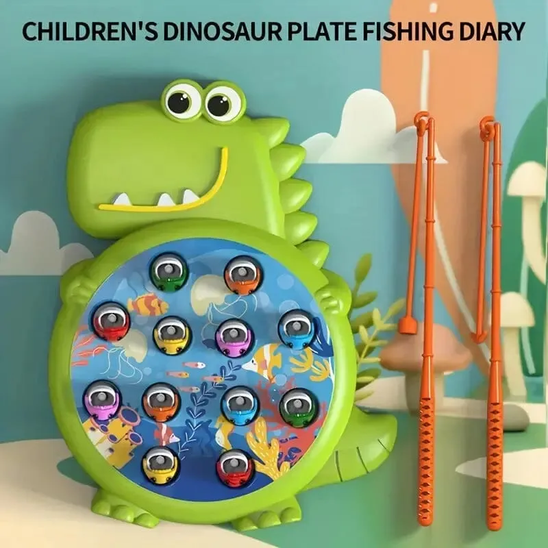 Dinosaur Fishing Plate Toys