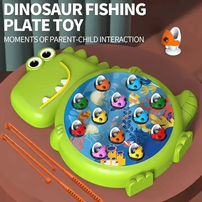 Dinosaur Fishing Plate Toys