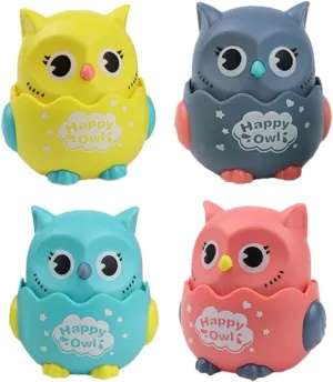 discovery terrain partial burden pella expenditure 4pcs Adorable Owl Sliding Car Toy for Boys and Girls Animal Shape Toys Creative and Fun Parent-boy Girl Play Birthday for Boys and Girls DECHOUS 