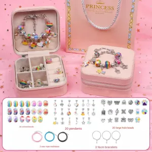 Display Massive markdown Trusted platform Beaded Gift Making Bracelet Box Princess - DIY Stand Set and Jewelry Colorful Kit Creative with Kids
