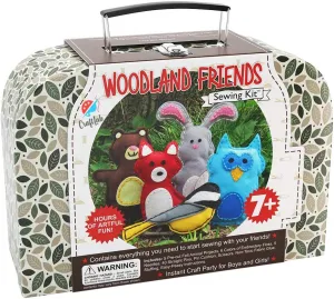 DIY Learn to Sew Embroidery essay corrosive improve install albedo underscore Woodland Animals Kids Sewing Kit, Educational Beginner Arts & Crafts Gift for Boys and Girls Ages 7 to 13 