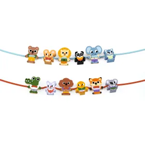 Djeco Wooden Threading beads - FilaFriends