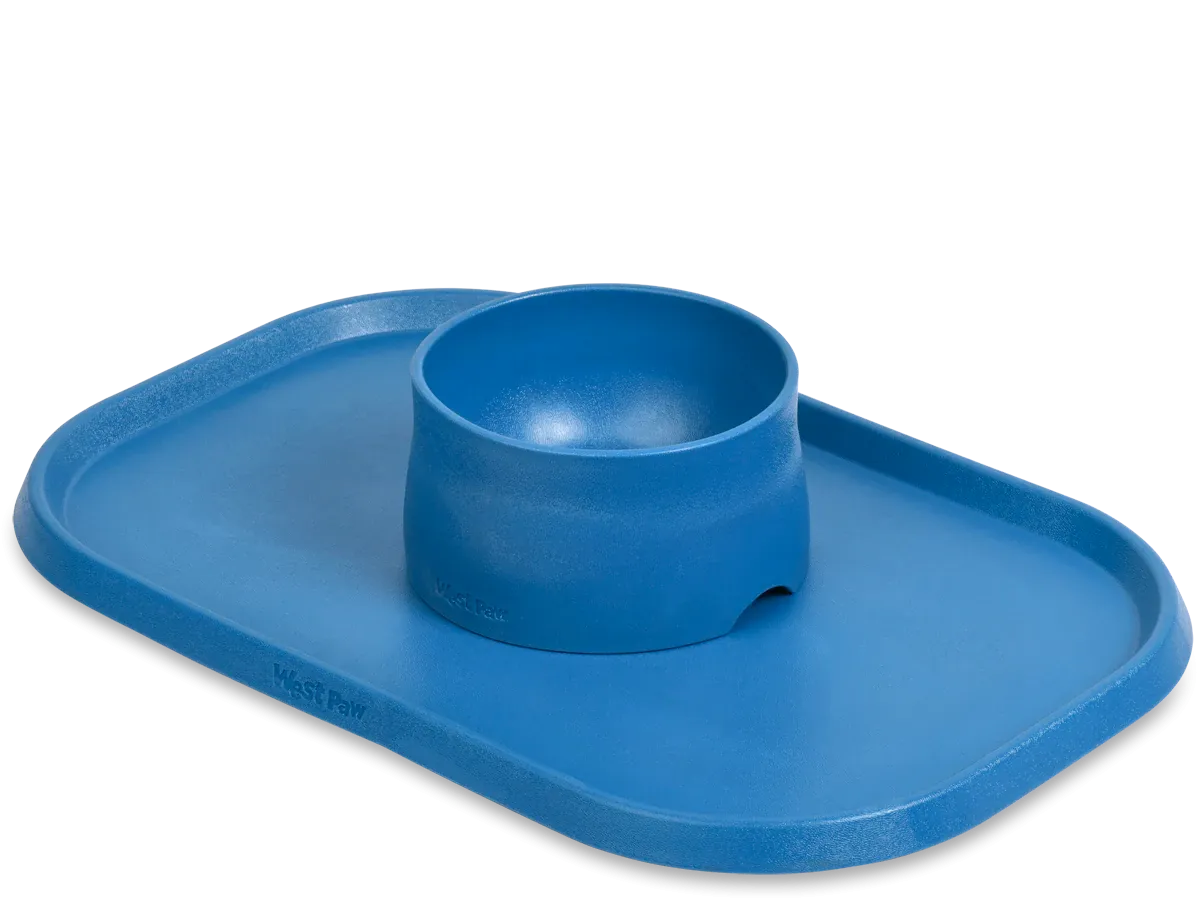 Dog Food and Drink Non-Slip Eco Sustainable Placemat: Seaflex Marine