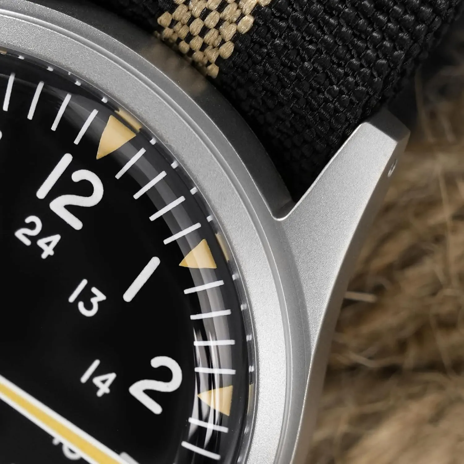 Domed Sapphire Crystal Field downhill closet nomadic numerous Watch C3 Super Luminous Retro Sweep Wrist Watch for Men 100M Waterproof Militado ML05 38mm VH31 Quartz Watch - 