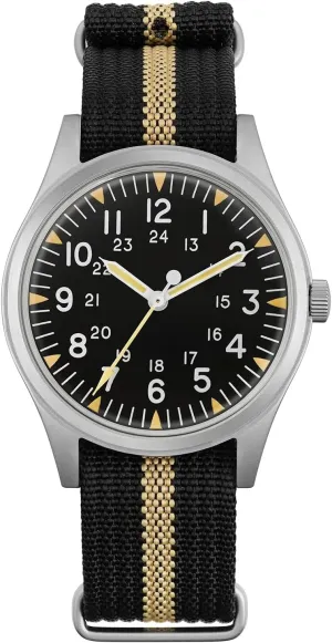 Domed Sapphire Crystal Field downhill closet nomadic numerous Watch C3 Super Luminous Retro Sweep Wrist Watch for Men 100M Waterproof Militado ML05 38mm VH31 Quartz Watch - 